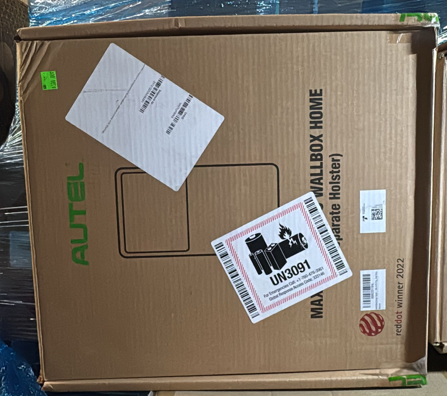 (New Open Box) Autel MaxiCharger Home Electric Vehicle (EV) Charger, up to 40 Amp, 240V, Level 2 WiFi and Bluetooth Enabled EVSE, NEMA 14-50 Plug, Indoor/Outdoor, 25-Foot Cable with Separate Holster, Dark Gray