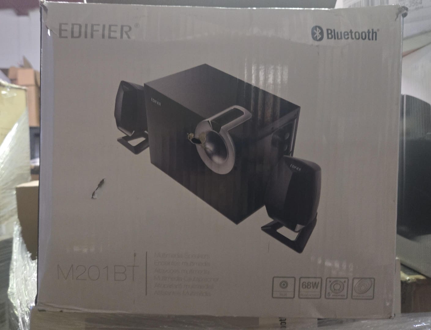 (Excellent) Edifier M201BT Multimedia Computer Speaker System with Subwoofer, Full Range Audio