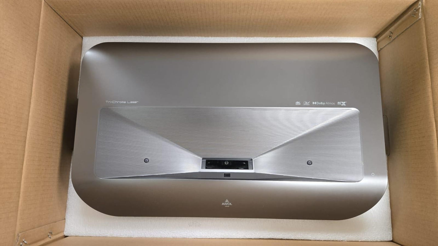 (New Open Box) AWOL VISION LTV-2500 4K UHD Ultra Short Throw Triple Laser Projector with Dolby Vision & Atmos