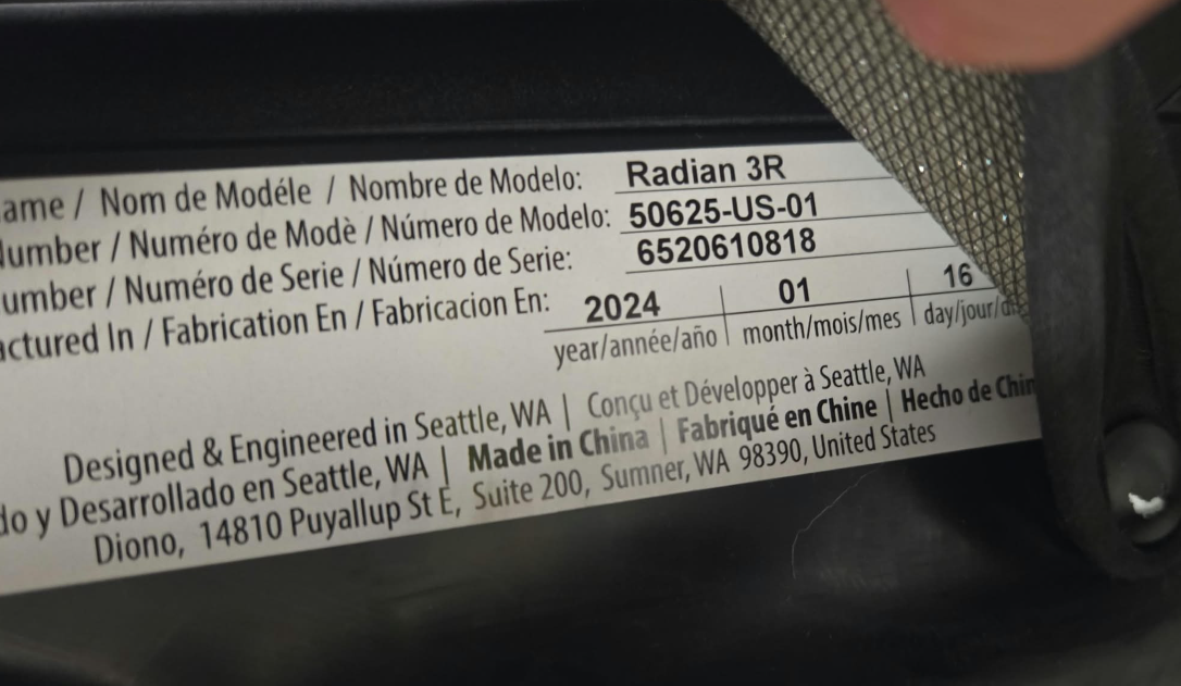 (Good) Diono Radian 3R All-in-One Convertible Car Seat | Slim Fit ⢠3 Across
