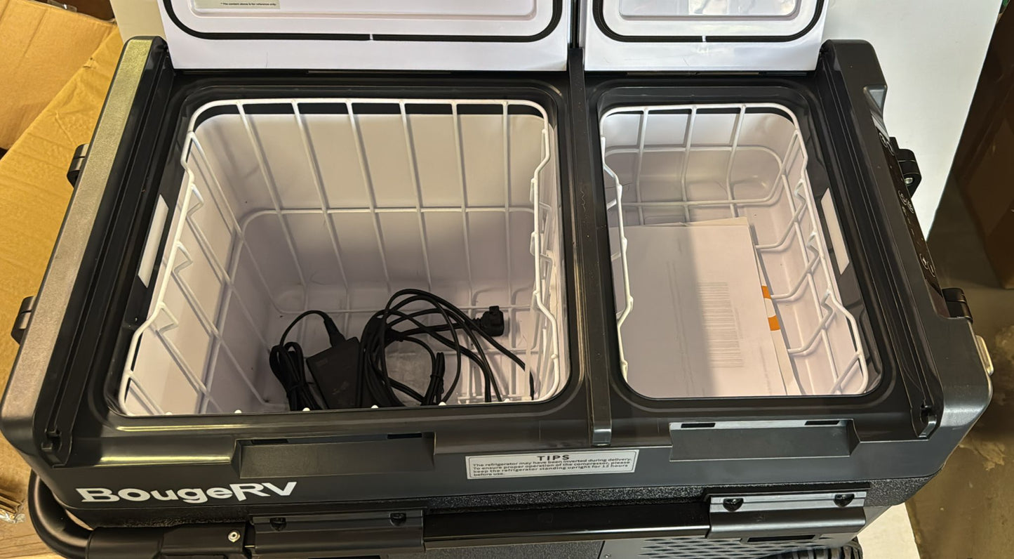 (Excellent) BougeRV 12 Volt Car Refrigerator, 43 Quart Portable Fridge Freezer with APP Control