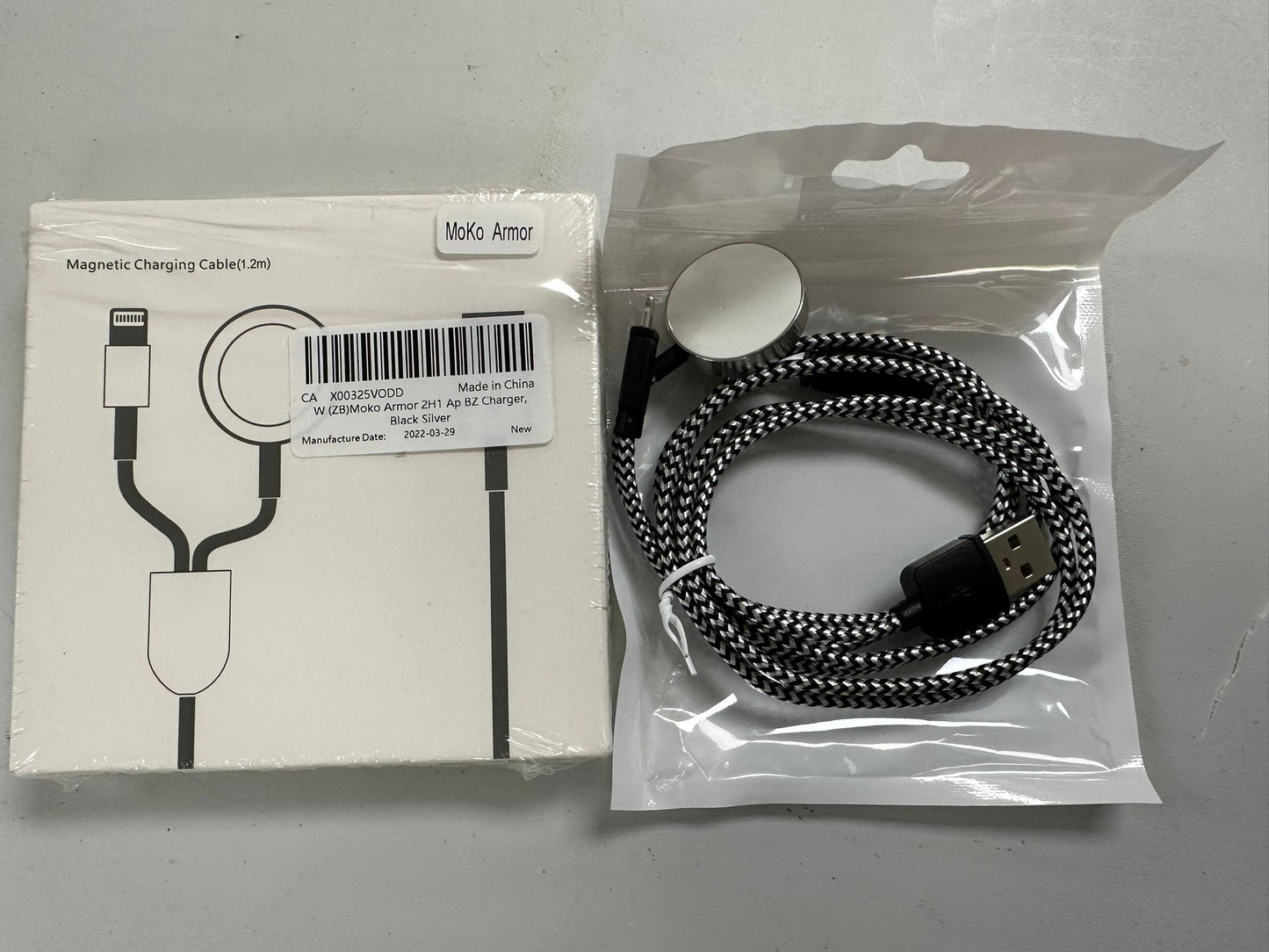 Moko Armor Wireless Charger for iphone & magnetic charger for watch, 2 In 1 Charging Dock