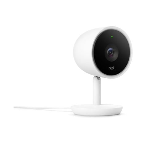 (Excellent) Google Nest Cam IQ Indoor Security Camera - Wi-Fi - 1080p HD - White