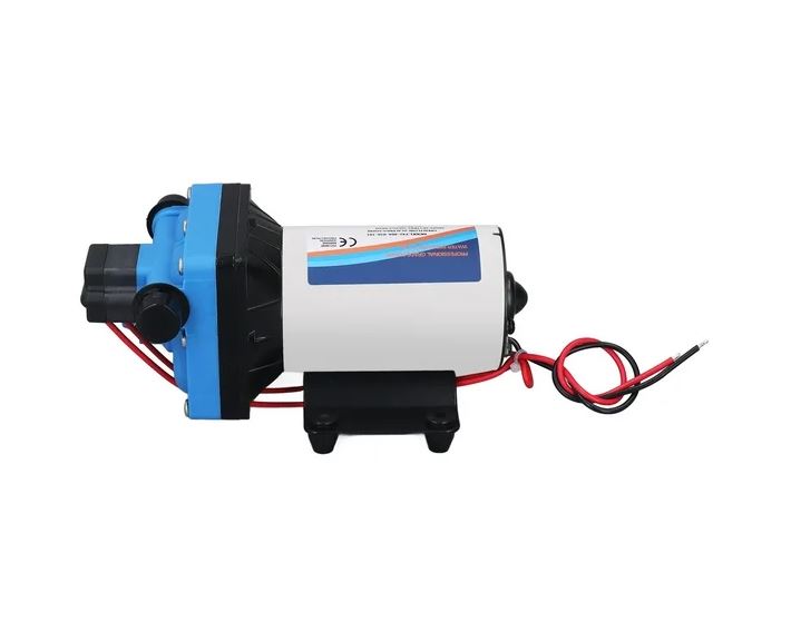(used excellent) Water Pressure Pump, Electric Diaphragm Pump 70 PSI 1/2in NPT 5.5GMP 12V Self Priming 5 Chamber for RVs