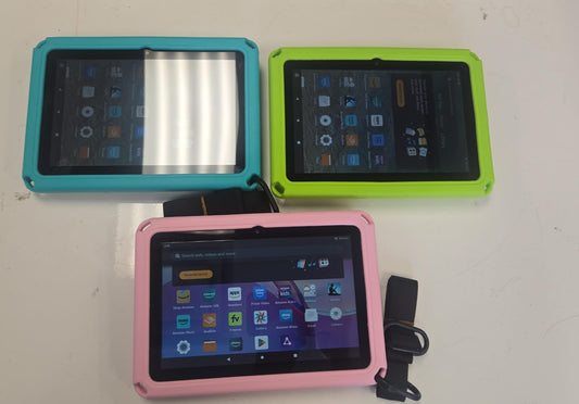 Amazon Fire HD 8 12th Gen tablet, 8” Display 32 GB with Kids Case & google play store