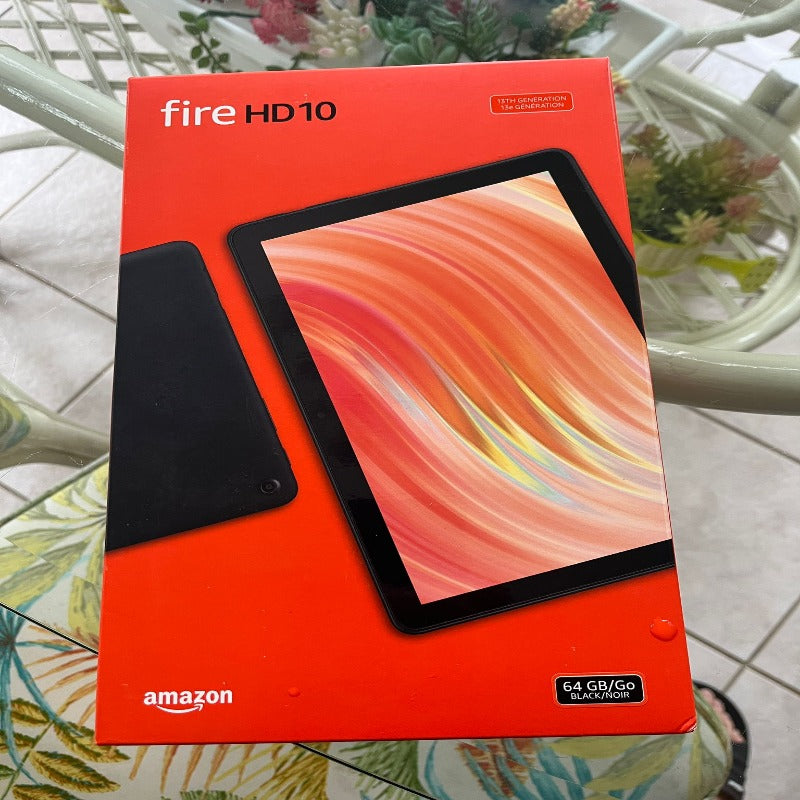 Amazon Fire HD 10 tablet | Parental controls, bright 10.1" screen | 2023 release, 64 GB, Black