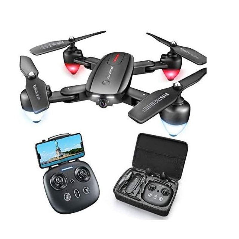 ZUHAFA Foldable GPS Drone with 4K Camera for Adults Zuhafa T5 RC Quadc Electric Deals