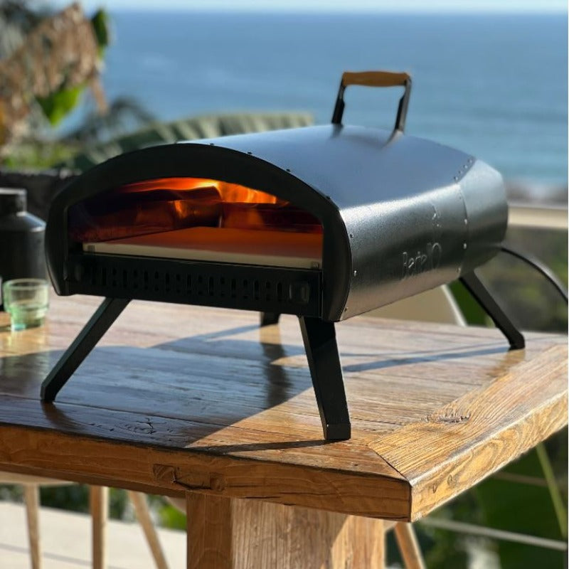 Bertello Grande 16 Gas Wood Simultaneously Outdoor Pizza Oven Patented Portable Pizza Oven