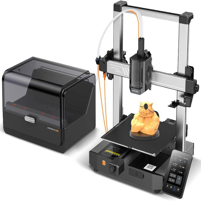 ANYCUBIC 3D Printer Kobra 3 Combo, Smart Multicolor Printing with Filament Drying Function