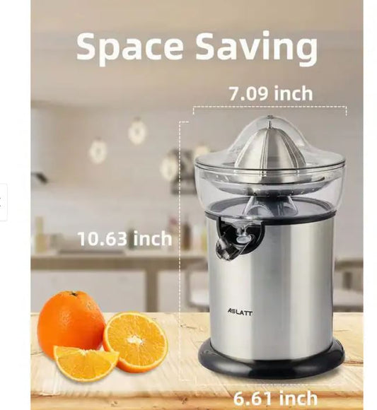(New Open Box) ASLATT Citrus Juicer Electric Stainless steel