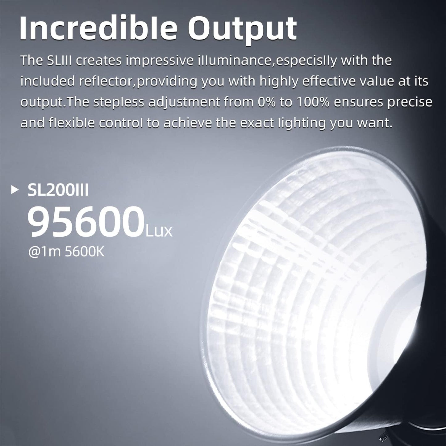 (New Open Box) Godox SL200III 215W(MAX.) LED Video Photography Lights, Bowens-Mount Studio Lights