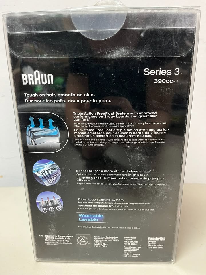 (Brand New) Braun 390CC-4 Series 3 Cord-Cordless Self-Cleaning Shaver
