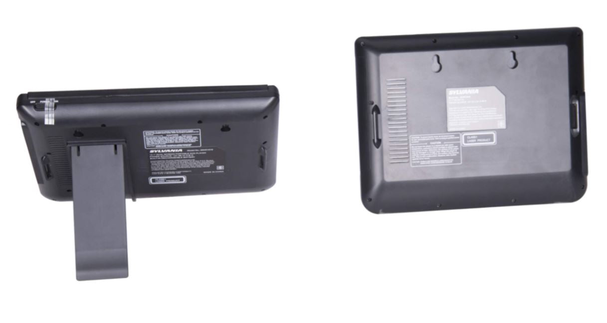 Sylvania Dual Portable DVD Player with 10-in Display, USB Card Slot to Play Digital Movies