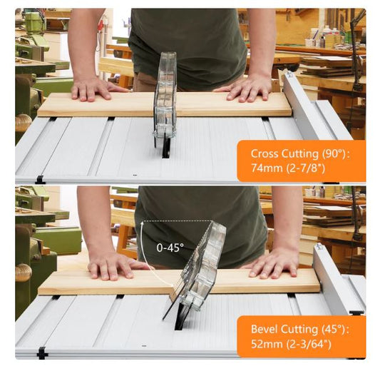 (New Open Box) Garvee 10" Multifunctional Table Saw | 15A • 5000RPM •