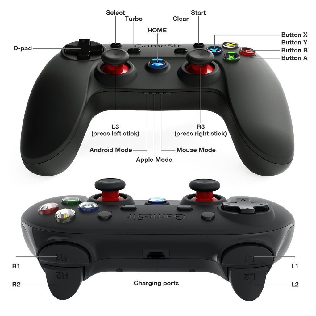 (Good) GameSir G3s Gamepad Bluetooth Wireless Controller for Android Smartphone Tablet/Samsung VR