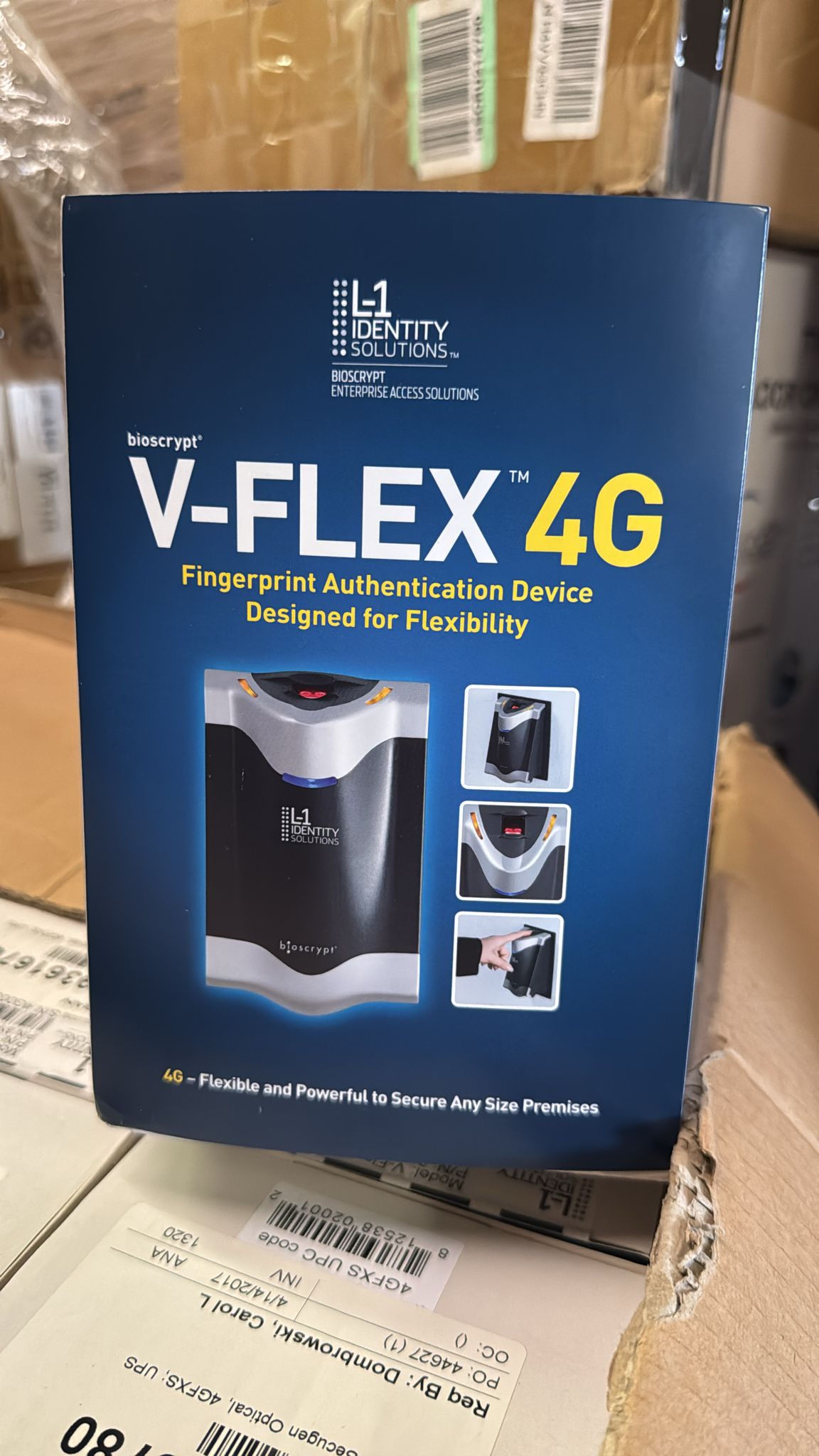 (New Open Box) BioScrypt L-1 IDENTITY 4GFXS V-Flex 4G (S) Fingerprint Reader