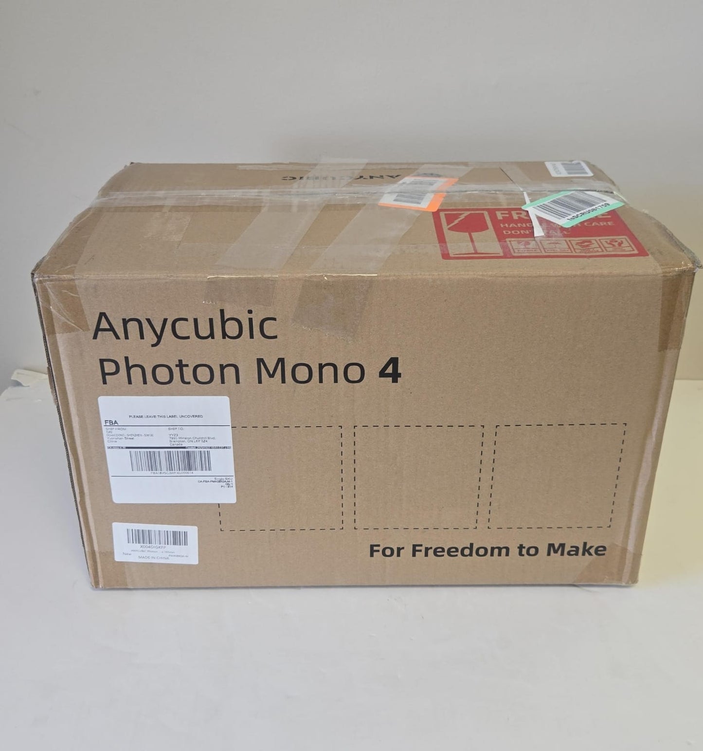 (New Open Box) ANYCUBIC Photon Mono 4 Resin 3D Printer, 7'' 10K Mono LCD Screen