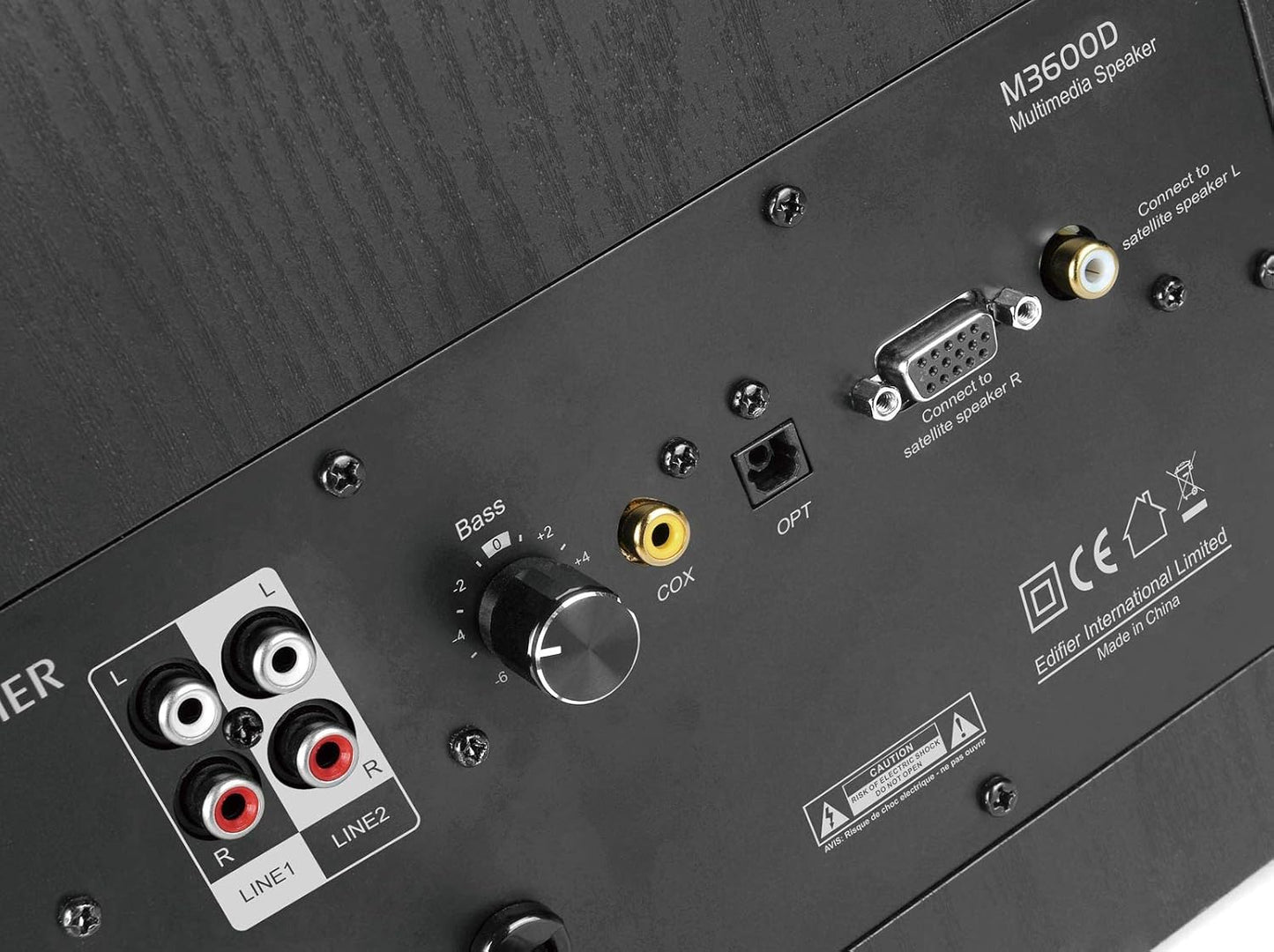 (Excellent) 🔊🎶 Edifier M3600D THX-Certified 2.1 Speaker System | 200W RMS • Optical • Deep Bass Subwoofer ⚡