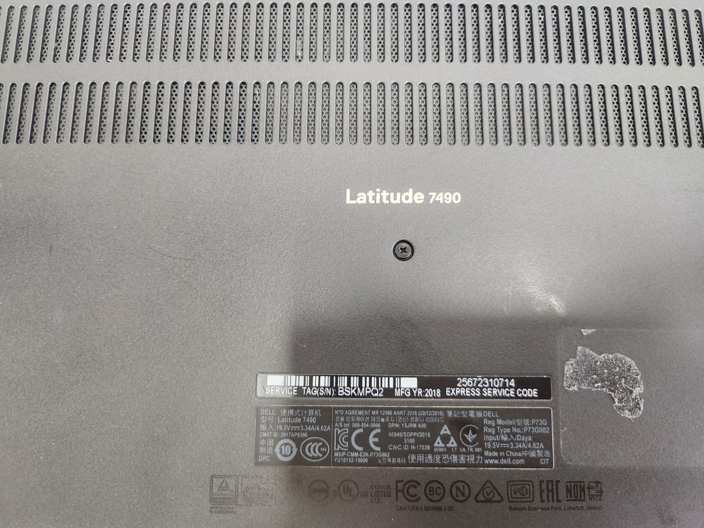 (Excellent) Dell Latitude 7490, Intel Core i7, 1TB SSD, Windows 11 Pro, MS office 2021 installed, 100% battery health