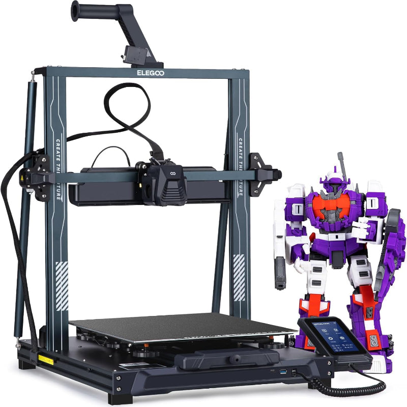 (New Open Box) ELEGOO Neptune 4 Plus 3D Printer, 500mm/s High-Speed Fast FDM Printer