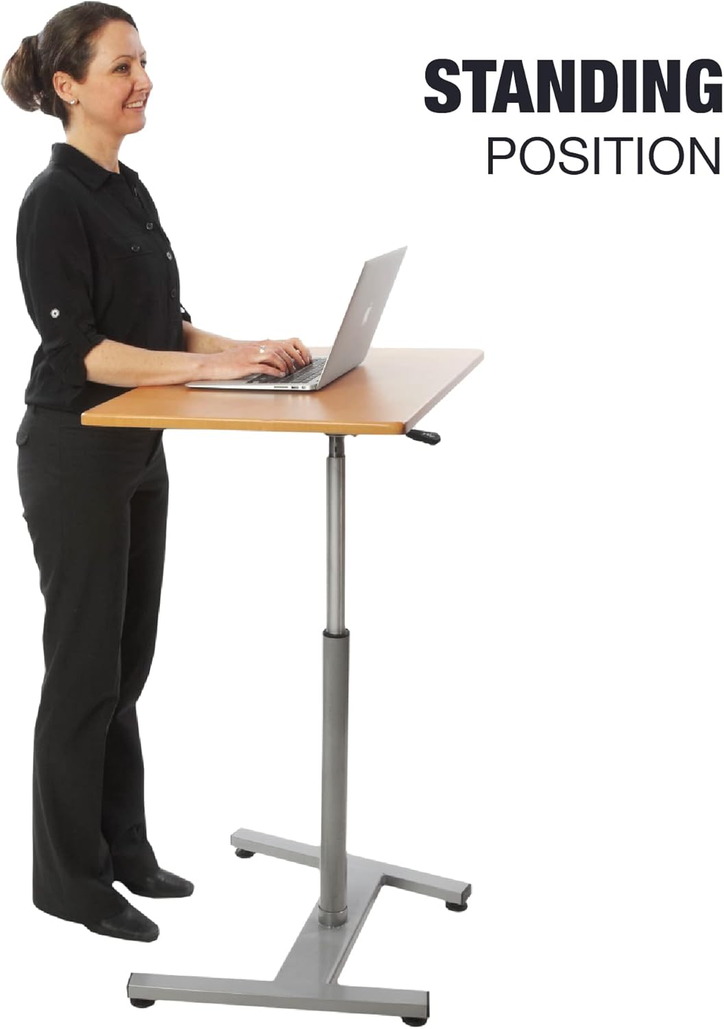 (Brand New) T-Zone TS-1 Sit-to-Standing Desk | Gas Lift Height Adjustable Desk
