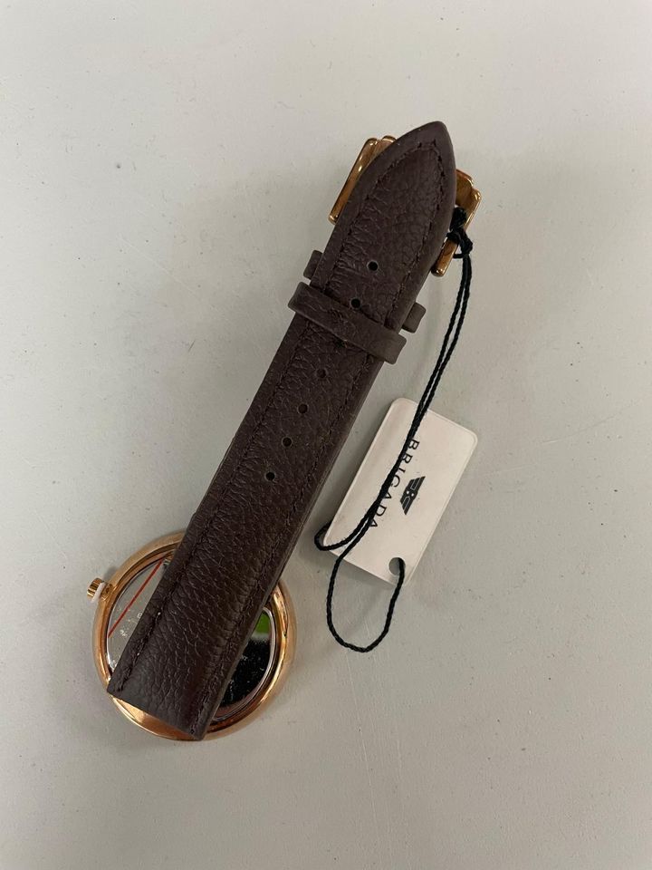 BRIGADA Watch Minimalist Fashion Business Casual Waterproof Quartz Wrist Watch for Men Women