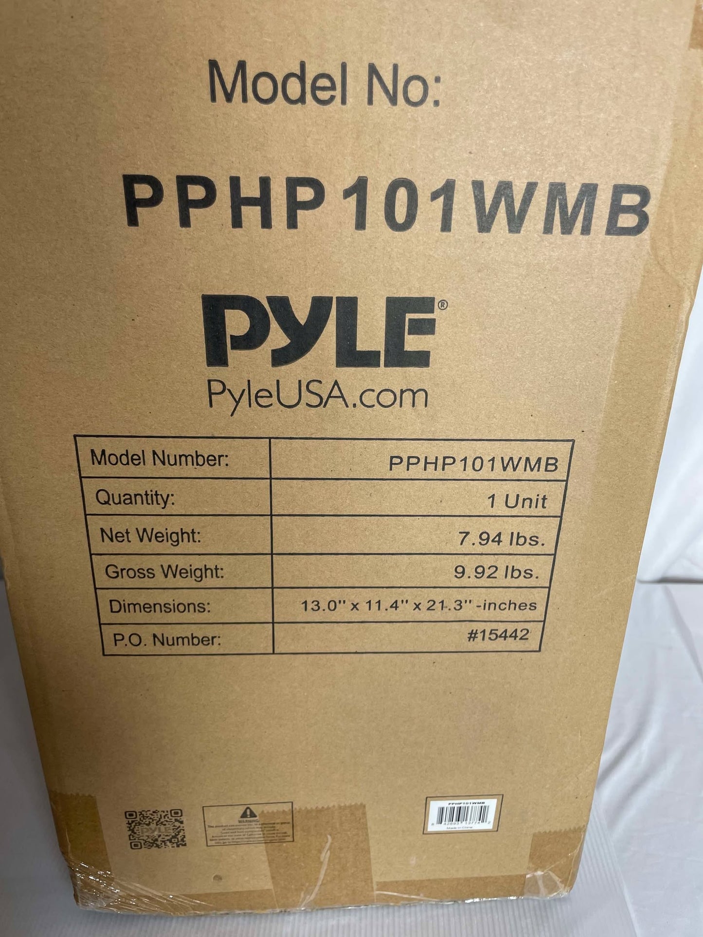 (Brand New) Pyle Portable Bluetooth PA Speaker System - 600W 10” Outdoor BT Speaker