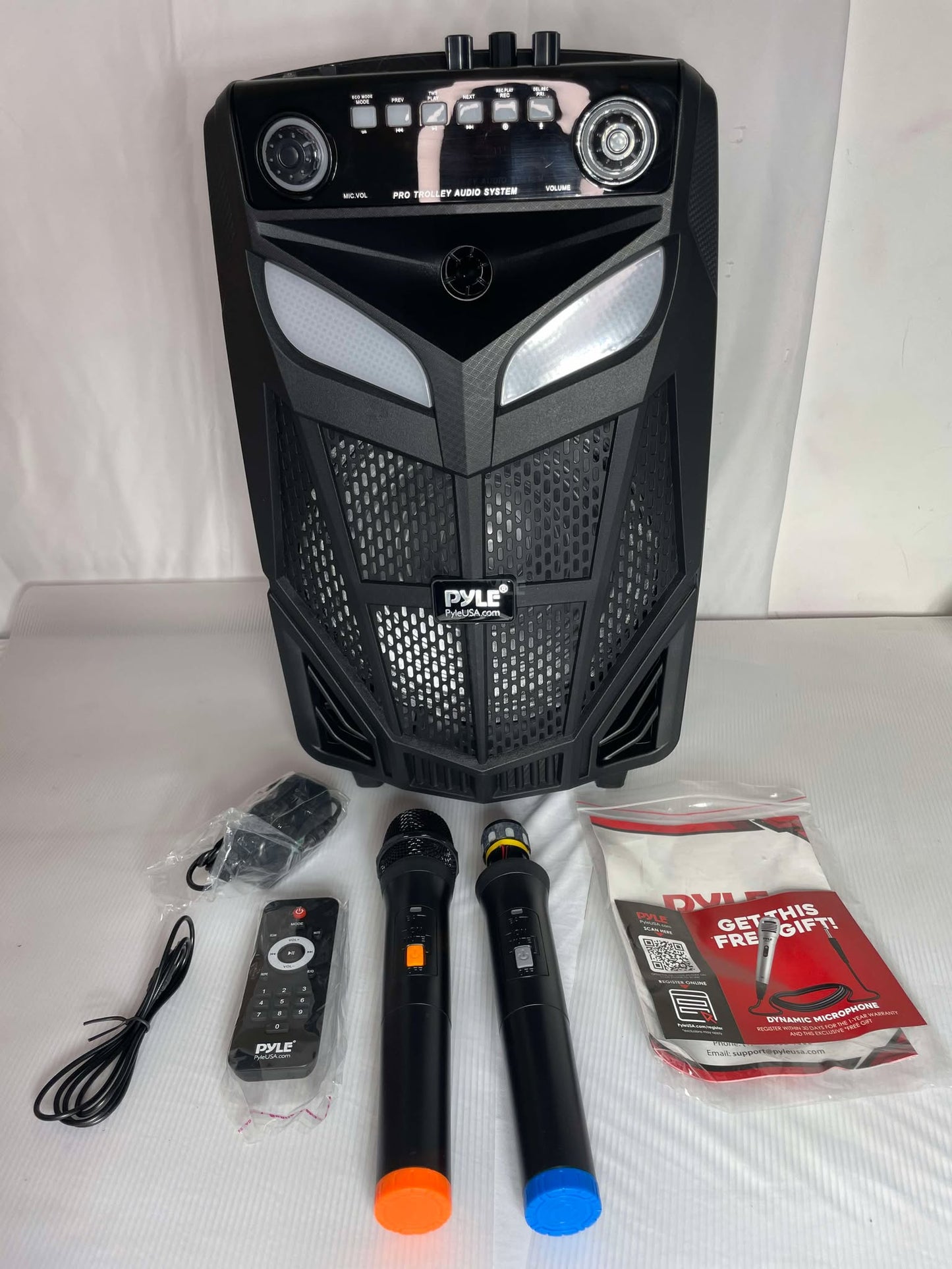 (Brand New) Pyle Portable Bluetooth PA Speaker System - 600W 10” Outdoor BT Speaker