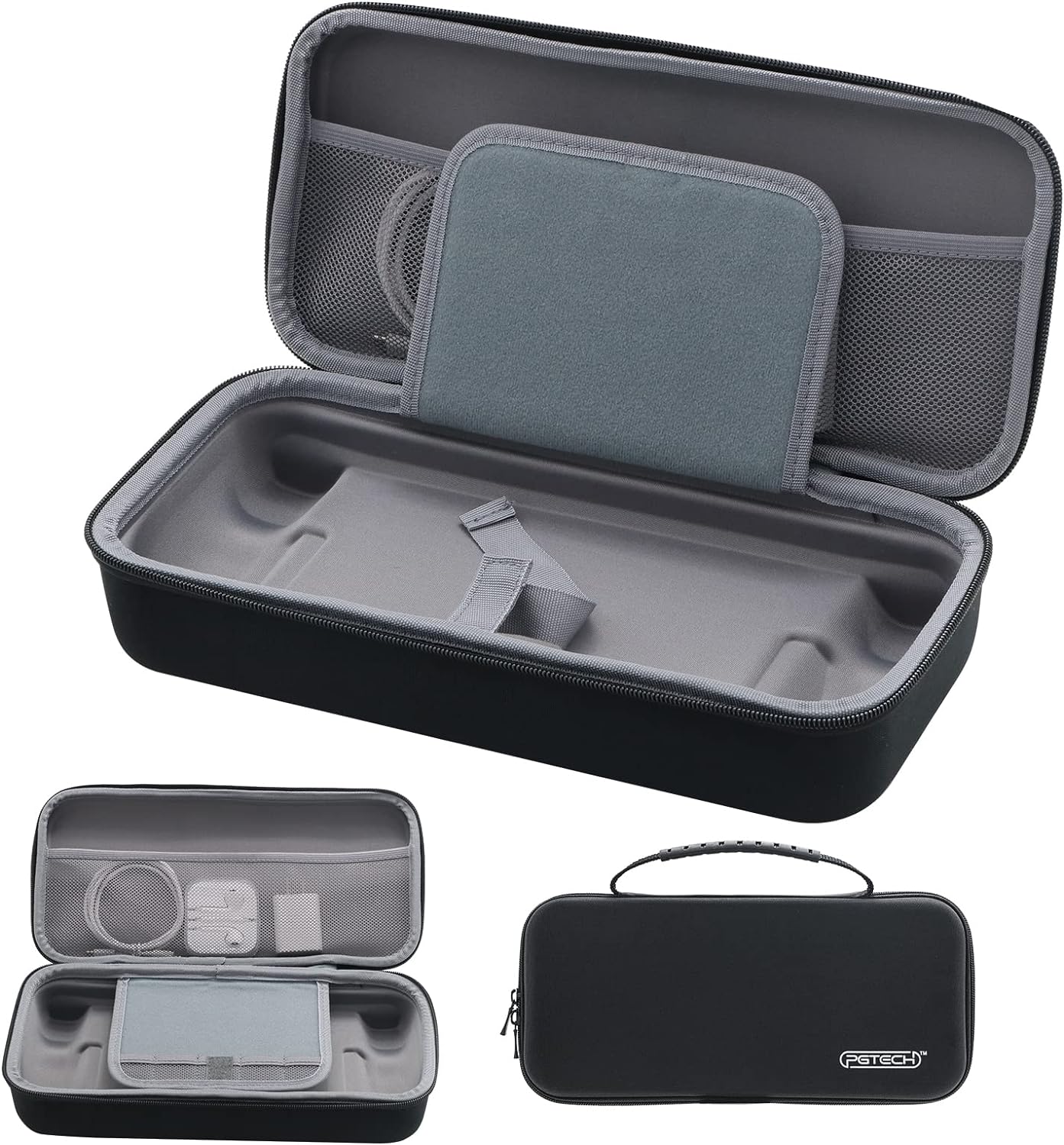 Stream Deck Carrying Case,Game Traveler Steam Deck Case, Protective Hard Portable Travel-Black