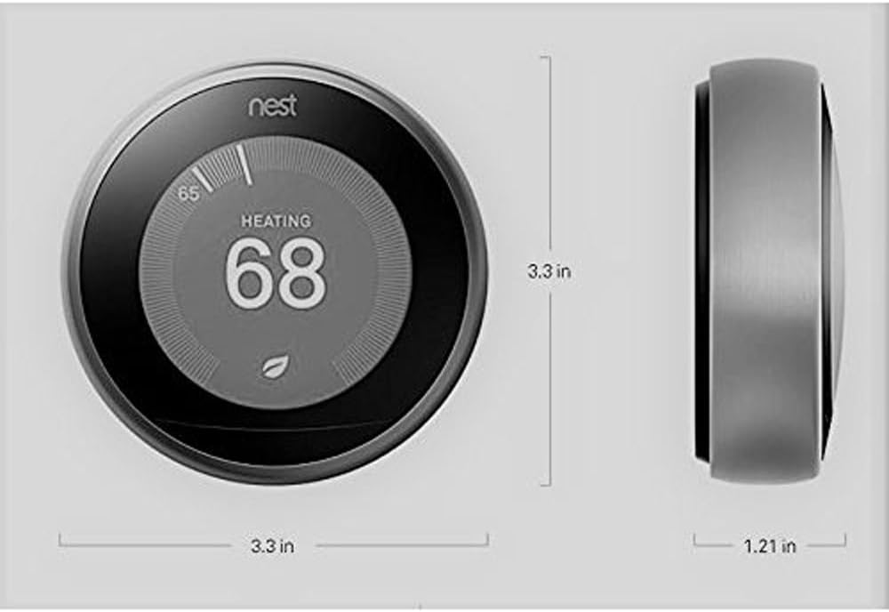(Excellent) Nest (T3017US) Learning Thermostat 3rd Gen
