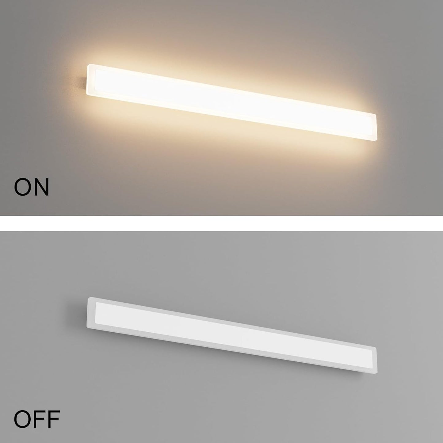 (New Open Box) Coinmit 2Pack 39.4In Long Outdoor LED Wall Light,Modern Outdoor Wall Sconces IP65 Waterproof
