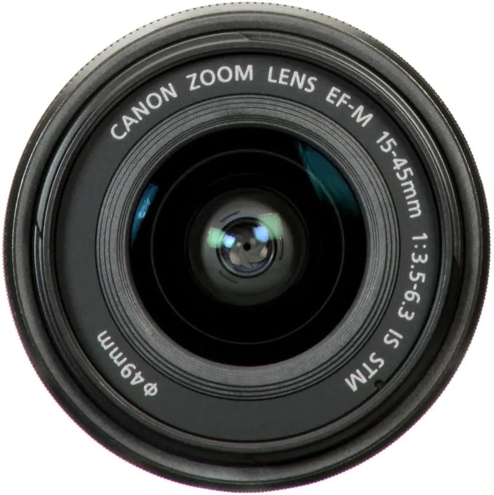 (Excellent) Canon EF-M 15-45mm f/3.5-6.3 Image Stabilization STM Zoom Lens (Black)