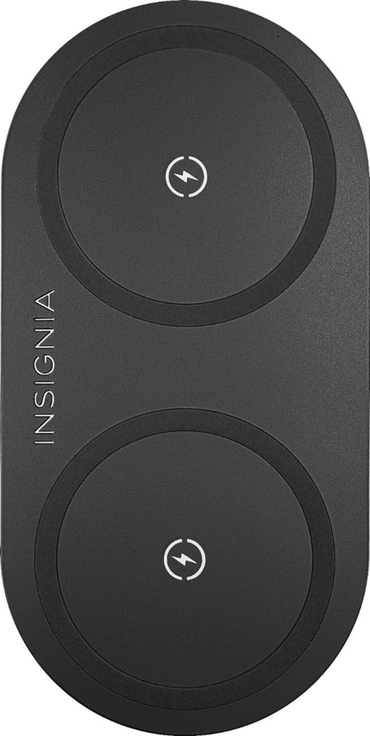 Insignia NS-MWPC10K2-C Universal Dual Qi Wireless Charging Station - Black