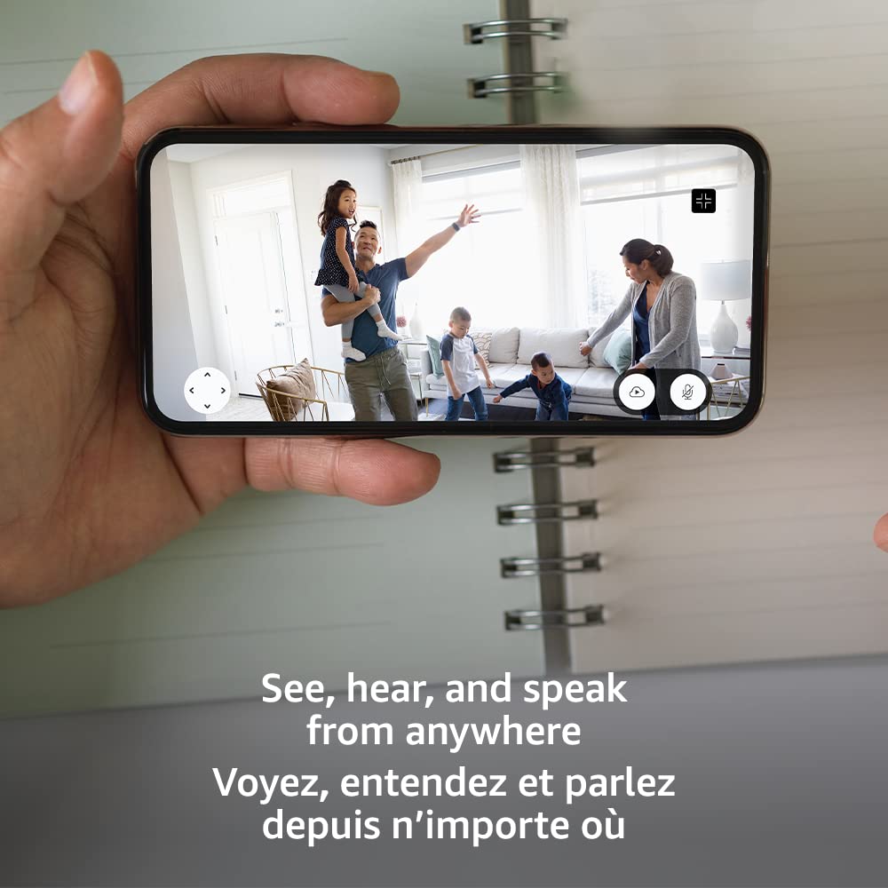 (Brand New) Blink Mini Pan-Tilt Camera (newest model), Rotating indoor plug-in smart security camera
