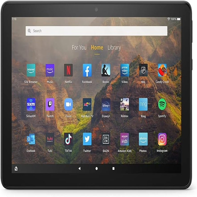 (New Open Box) Amazon Fire HD 10 tablet, 10.1", 1080p Full HD, 64 GB, 11th Gen (2021 release), Black