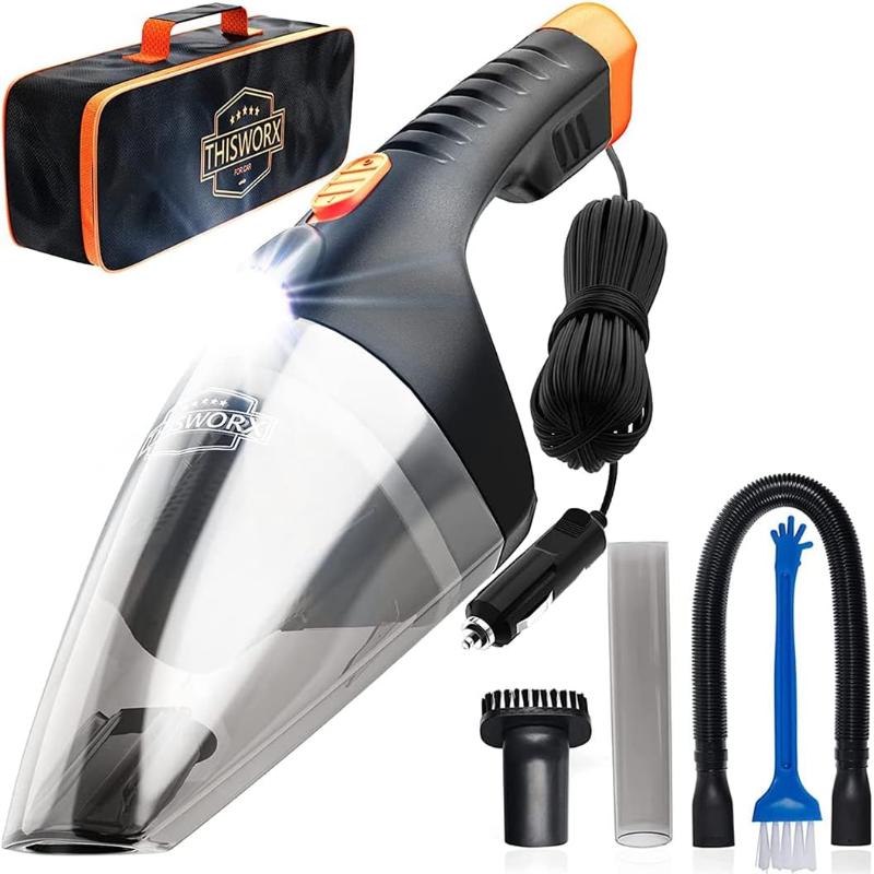(New no Box) ThisWorx Car Vacuum - Handheld Portable Cleaner - High Power, Hand Held Mini Vacuums