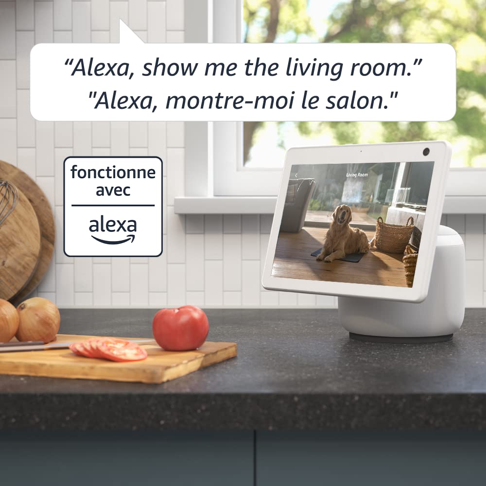 (Brand New) Blink Mini Pan-Tilt Camera (newest model), Rotating indoor plug-in smart security camera