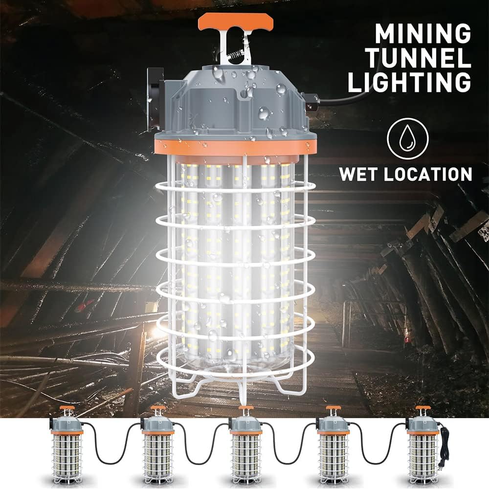 (New Open Box) LED Temporary Work Light 150W Daylight White 5000k 22250 Lumens Led High Bay Construction Light