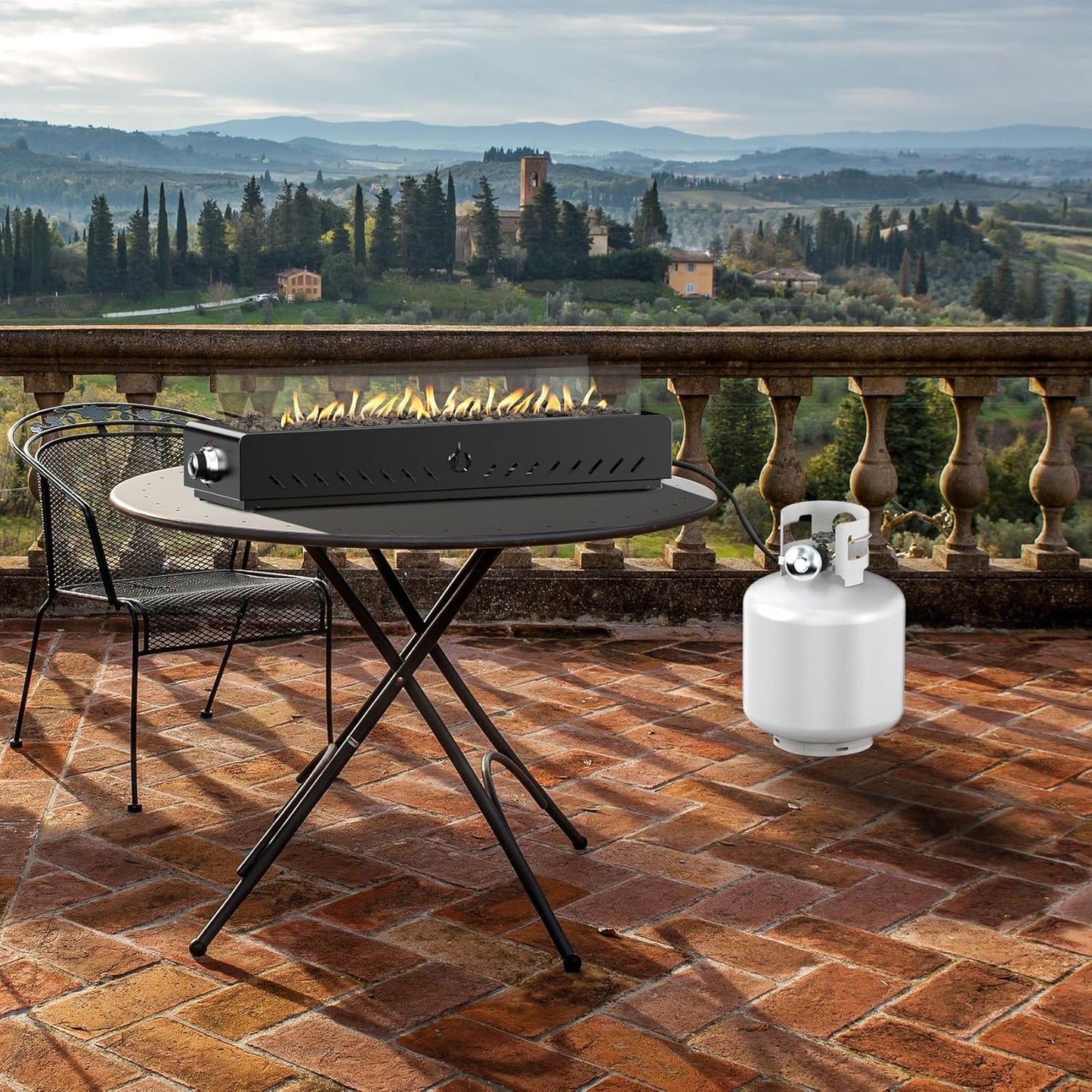 (New Open Box) ONLYFIRE OUTDOOR LIVING 28" Propane Gas Fire Pit (FP044)