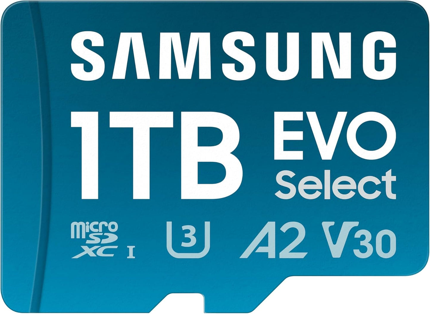 (Brand New) SAMSUNG EVO Select microSD Memory Card + Adapter, 1TB microSDXC, Up to 160 MB/s, UHS