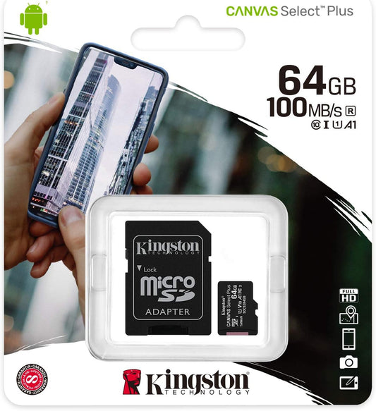 (Brand New) Kingston 64GB micSDXC Canvas Select Plus