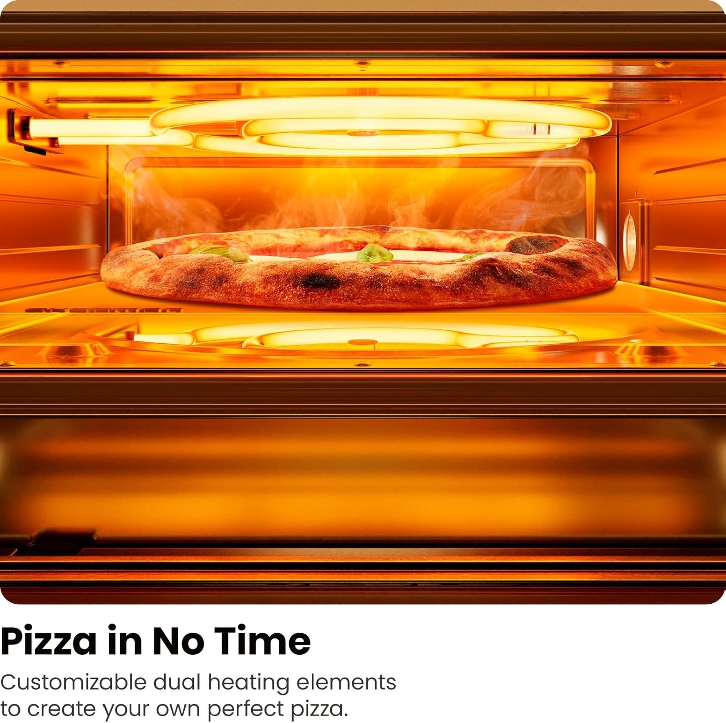 (Brand New) CHEFMAN Indoor Countertop Electric Pizza Oven, 5 Touchscreen Presets