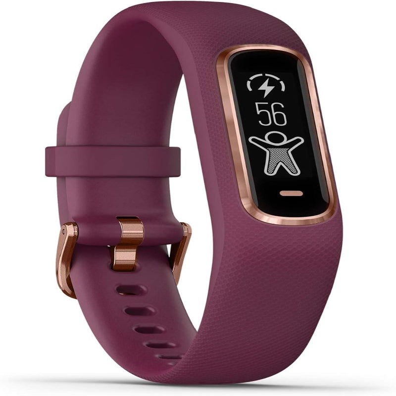 (Brand New Sealed) Garmin Vivosmart 4 Fitness Activity Tracker Merlot/Rose Gold - Small/Medium