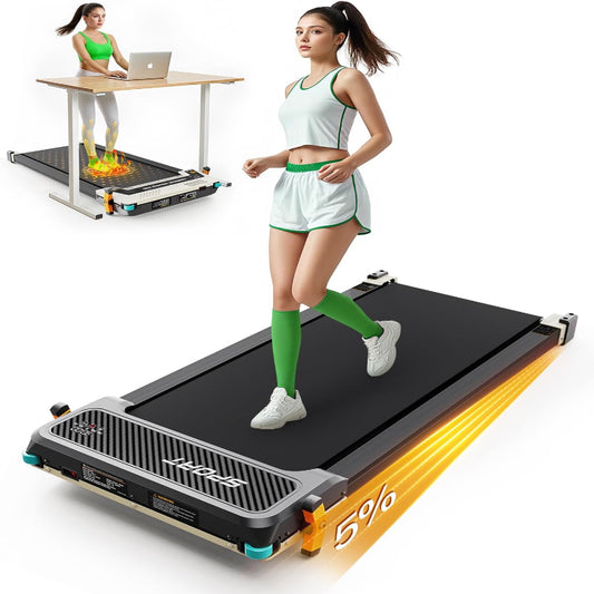 (Brand New) AKLUER Walking Pad Treadmill Under Desk, Portable Treadmill with Remote Control, Desk Treadmill