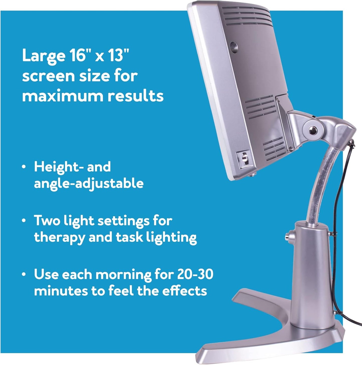 (Excellent) Carex Day-Light Classic Plus Bright Light Therapy Lamp - 10,000 LUX