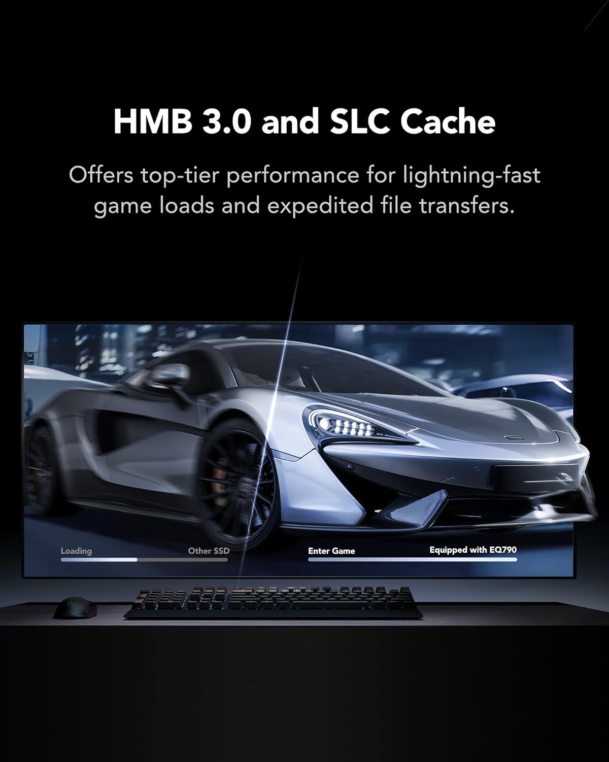(Brand New) Lexar EQ790 2TB SSD M.2 2280 PCIe Gen4x4 NVMe 1.4, Blazing Speeds Up to 7000MB/s