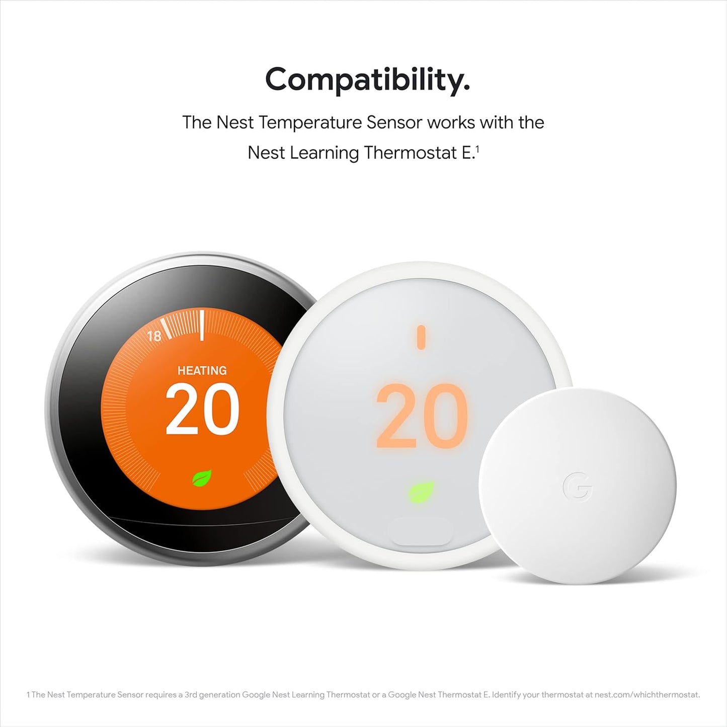 (Excellent) Google Nest Temperature Sensor