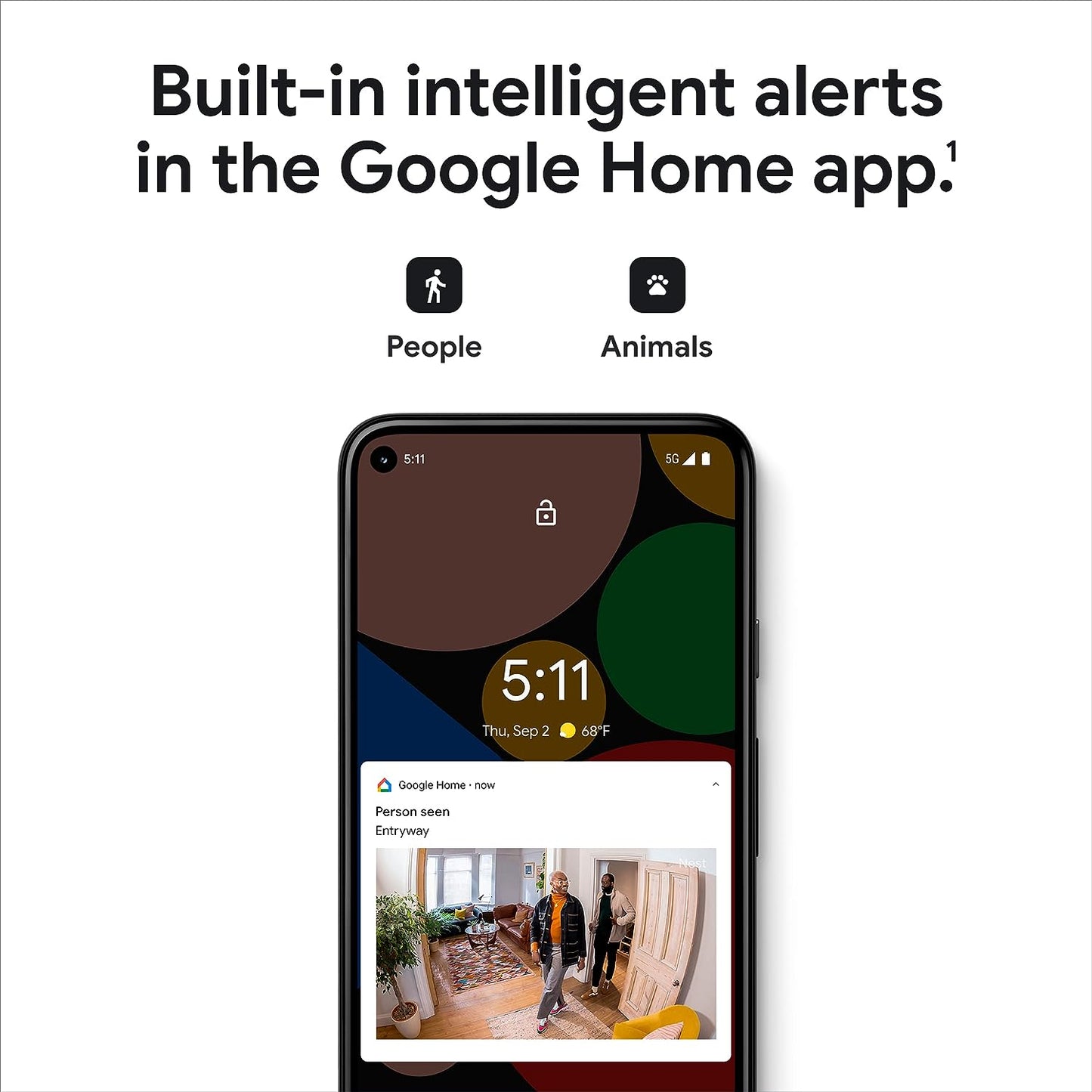 Used (Good) Google Nest Security Cam (Wired) - 2nd Generation - Snow