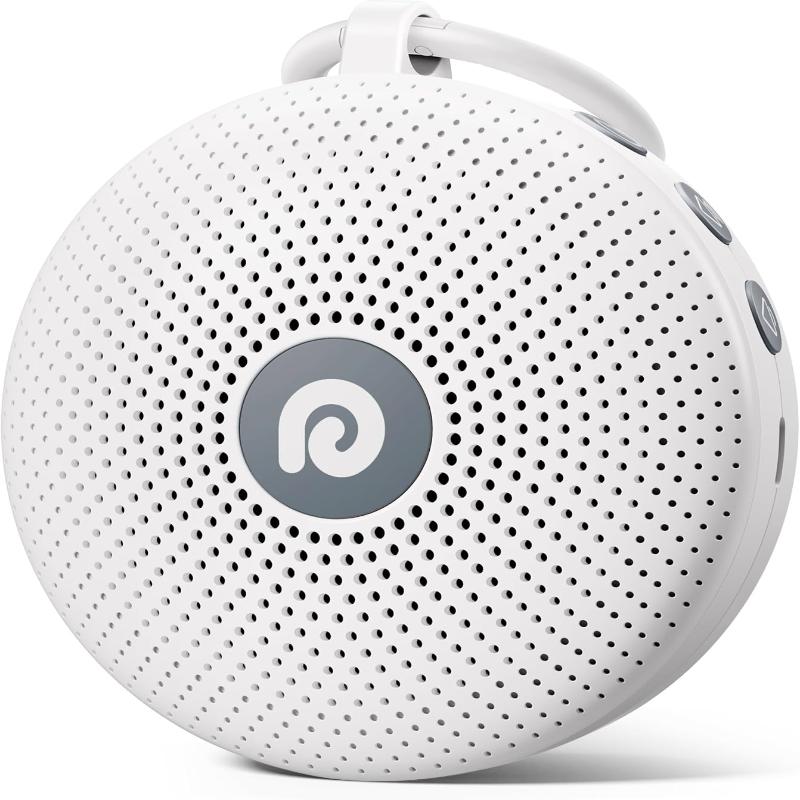 (Excellent) Dreamegg White Noise Machine - Portable Sound Machine for Baby Adult, Features Powerful Battery