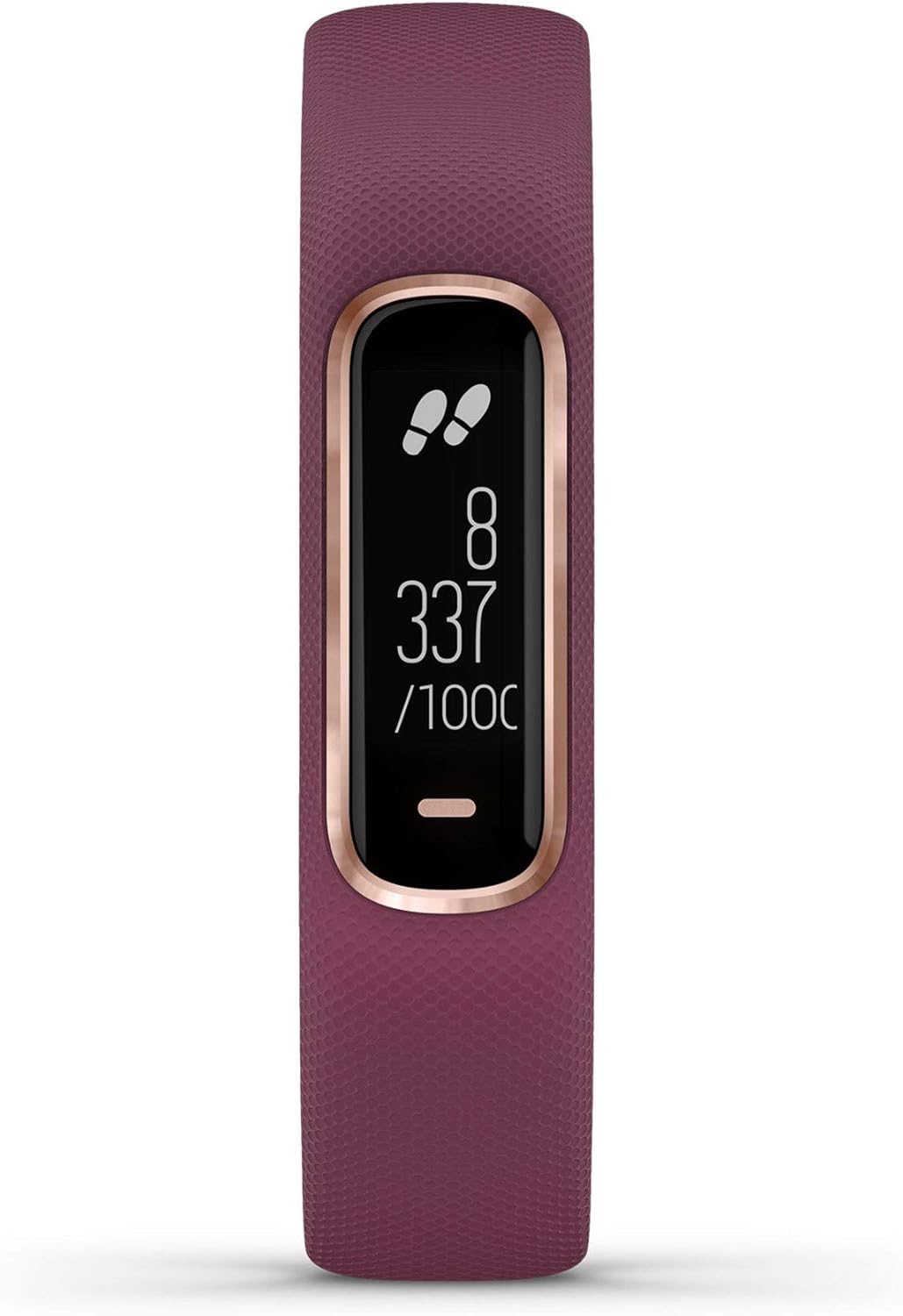 (Brand New Sealed) Garmin Vivosmart 4 Fitness Activity Tracker Merlot/Rose Gold - Small/Medium